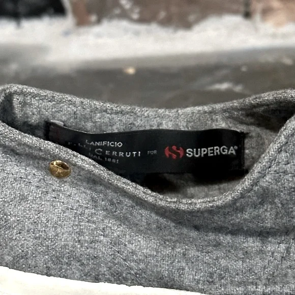 Superga x The Row Cashmere Sneakers Size 7 - Picture 7 of 7